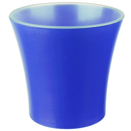 Вазон для орхідеї Кс 120 зі вставкою синій