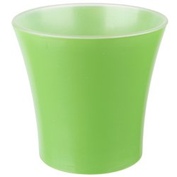 Вазон для орхидеи Кс 155 со вставкой салатовый