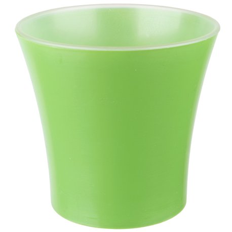 Вазон для орхидеи Кс 155 со вставкой салатовый