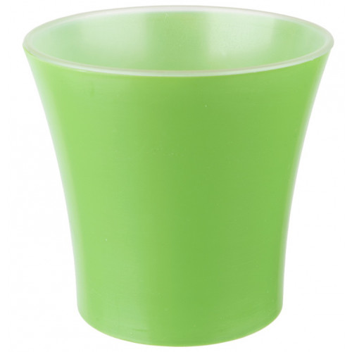 Вазон для орхидеи Кс 180 со вставкой салатовый