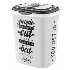 Корзина для белья OZER-D-0012-X137 с рисунком 41л People белый