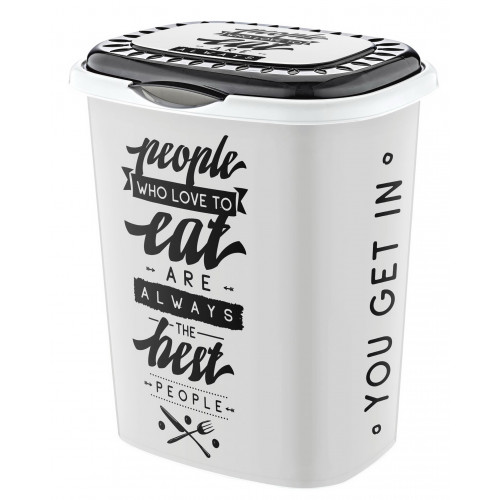 Корзина для білизни OZER-D-0012-X137 з малюнком 41л People білий