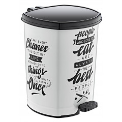 Ведро с педалью OZER-D-044-х137 рисунок набор 3шт 6л+11л+20л People белый