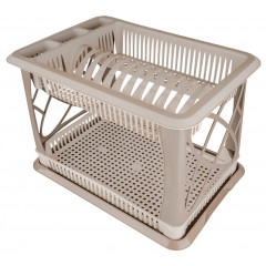 Сушилка для посуды 2-яр Elif 306 29х42х29см капучино