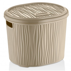 Кошик OZER-DL-012 WAWY 17л з кришкою бежевий