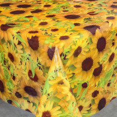 Клейонка 1,37*30м рулон силікон 8094A соняшники