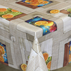 Клеенка 1,40*20м рулон фотопечать 3-х шаровая 5774-1