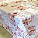 Клеенка 1,37*25м рулон ПВХ на нетканой основе 8655B