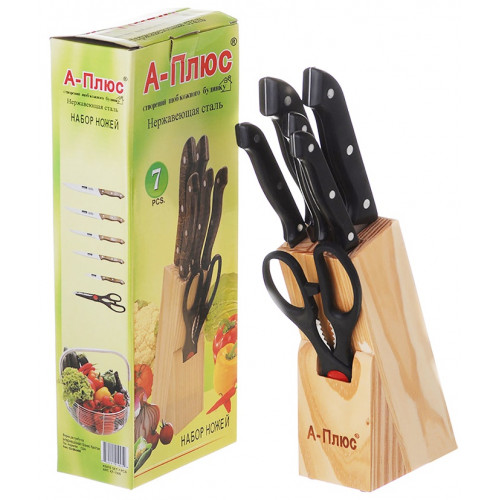 Набор  1005 ножей черный   