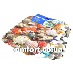 Мат для раковини силікон 061 каміння квадратний