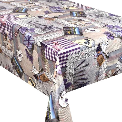 Клейонка 1,40*20м рулон Dekorama 208A блакитний подаруночки