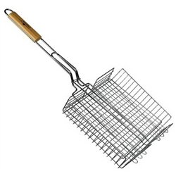 Решітка для барбекю MH-0140 з бортиком 31х26х6,5