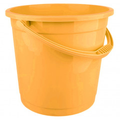 Відро 10л R кольорове без кришки жовтий