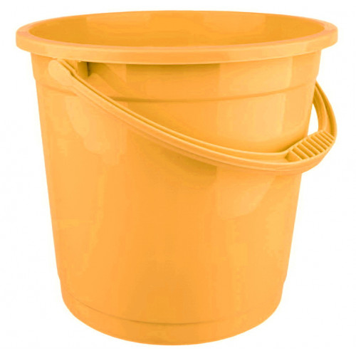 Ведро 10л R цветное без крышки желтый