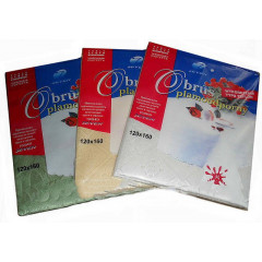 Скатертина тефлон 120х160 мк5  2613 білий 2