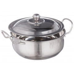 Каструля 0255 нерж 20см  