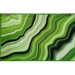 Килимок Таба 57х90 зелений+чорний малахіт