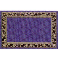 Килимок Таба 57х90 синій кант