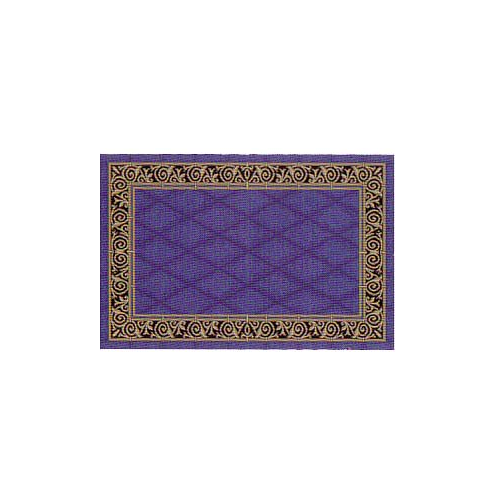 Коврик Таба 57х90 синий кант