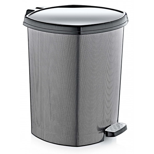 Відро з педаллю OZER-D-004-х158 Metalic 6л карбон