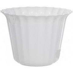 Вазон Тюльпан D160 с подставкой белый