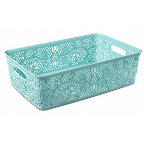 Кошик TP-8203 Ажур 10л без кришки бірюза
