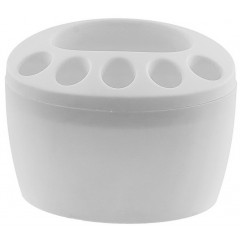 Стакан для зубных щеток R-plastic белый