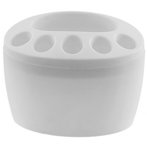 Стакан для зубних щіток R-plastic білий