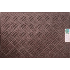 Килимок гума К-704  120х80 ворс коричневий