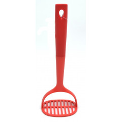 Толкушка 1928 тефлон ручка силикон 29см красный