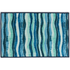 Коврик Таба 57х90 сине-голубые волны