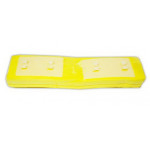 Запаска на швабру метелик жабка жовта Сток 27см біле кріплення