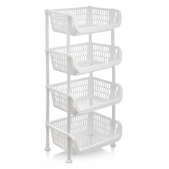 Етажерка прямокутна 4-яр 5158 03 Pantry білий
