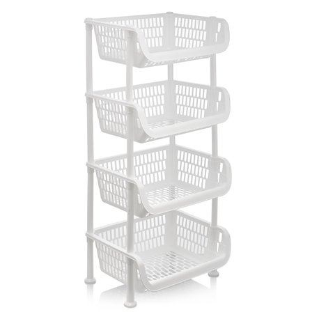 Етажерка прямокутна 4-яр 5158 03 Pantry білий