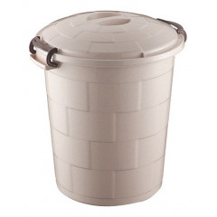 Бак Tetris 5112 00 круглий мірний 30л бежевий