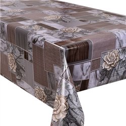 Клеенка Glossy 1,37*20м рулон 3-х шаровая на тканевой основе MA-5400