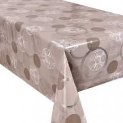 Клеенка Glossy 1,37*20м рулон 3-х шаровая на тканевой основе MA-5405