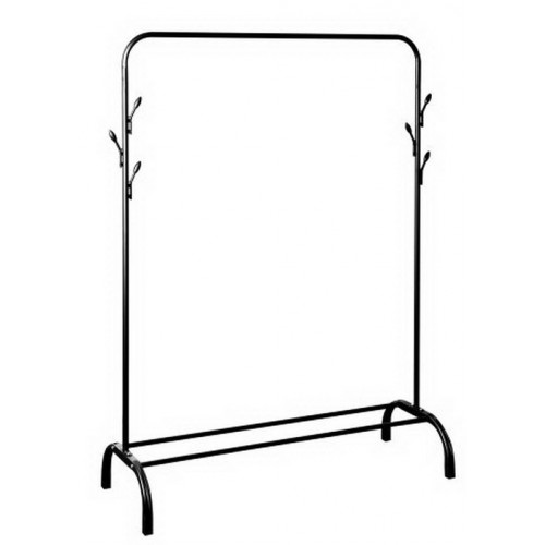 Вішалка стійка R88771BL пересувна одинарна органайзер для одягу 110х40х150см чорний