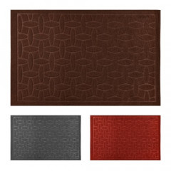 Коврик придверный R30666 однотонный 38х58см войлок