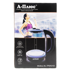 Електрочайник 2133  2л диск стекло 2