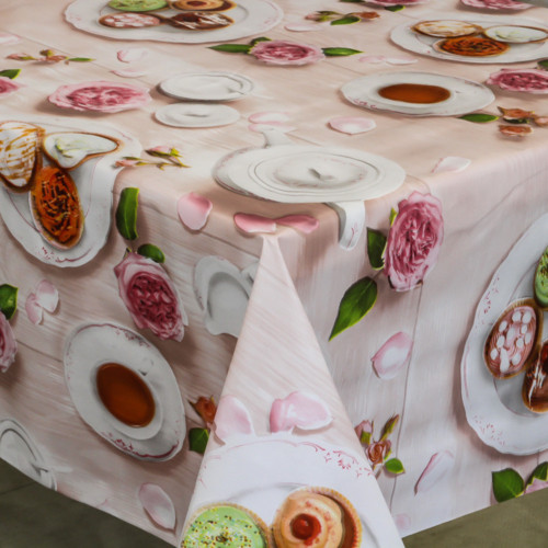 Клеенка 1,37*25м рулон ПВХ на нетканой основе 82033A