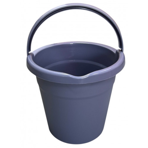 Відро 11л R кольорове мірне з носиком сірий