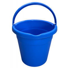Ведро 11л R цветное мерное с носиком синий