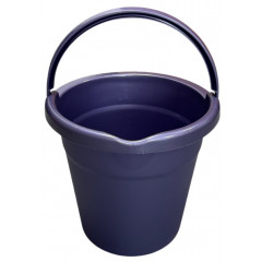 Ведро 11л R цветное мерное с носиком фиолетовый