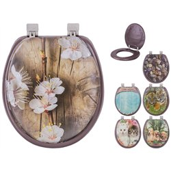 Сиденье для унитаза мягкое Vanna Lux с рисунком