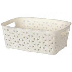 Корзина без крышки  1,2л молочный