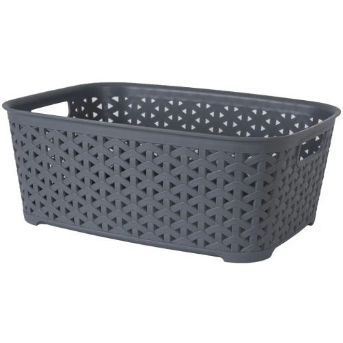 Корзина без крышки  4,7л серый