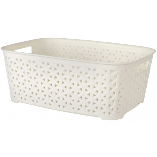 Корзина без крышки  4,7л молочный