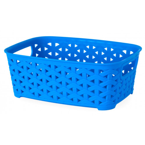 Корзина без крышки  1,2л голубой