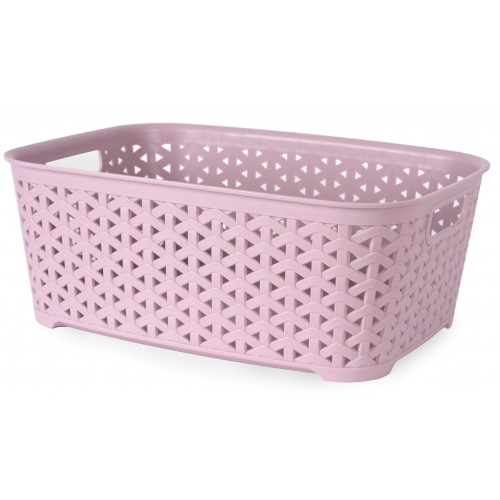 Корзина без крышки  4,7л пудра